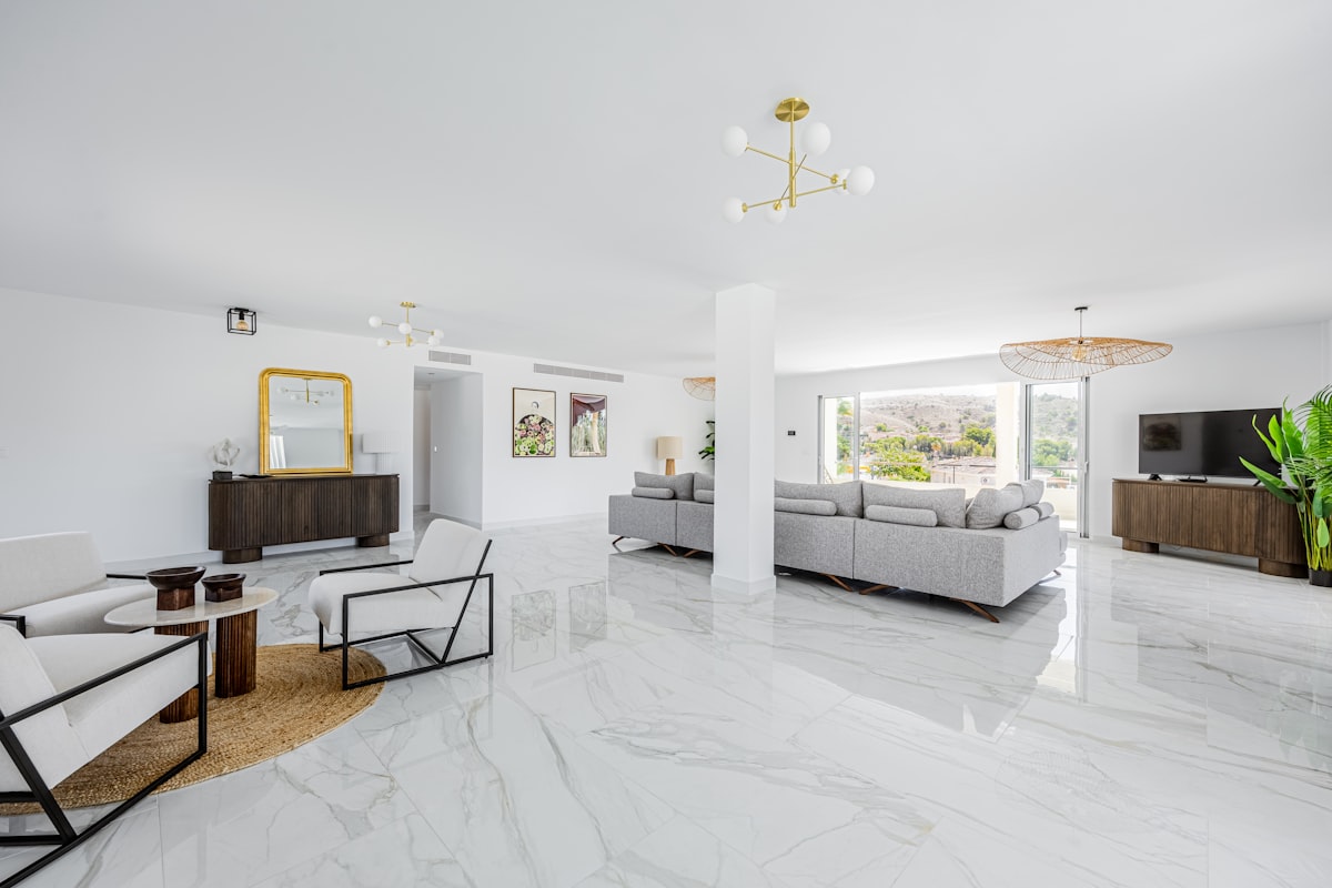 Bright, spacious living room interior — representative of a well-maintained 4-room HDB layout